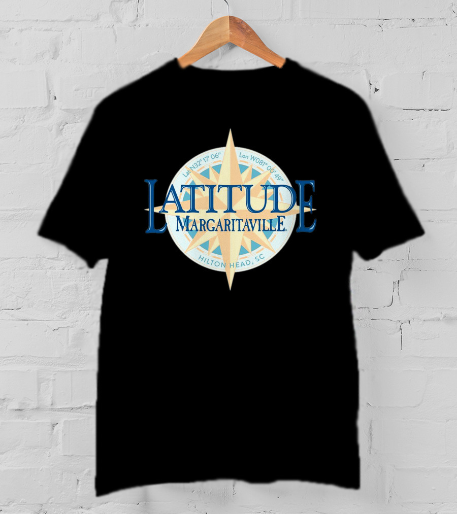 Latitude Margaritaville Hilton Head SC La N32 17 06 Lon W080 49 19 T-Shirt
