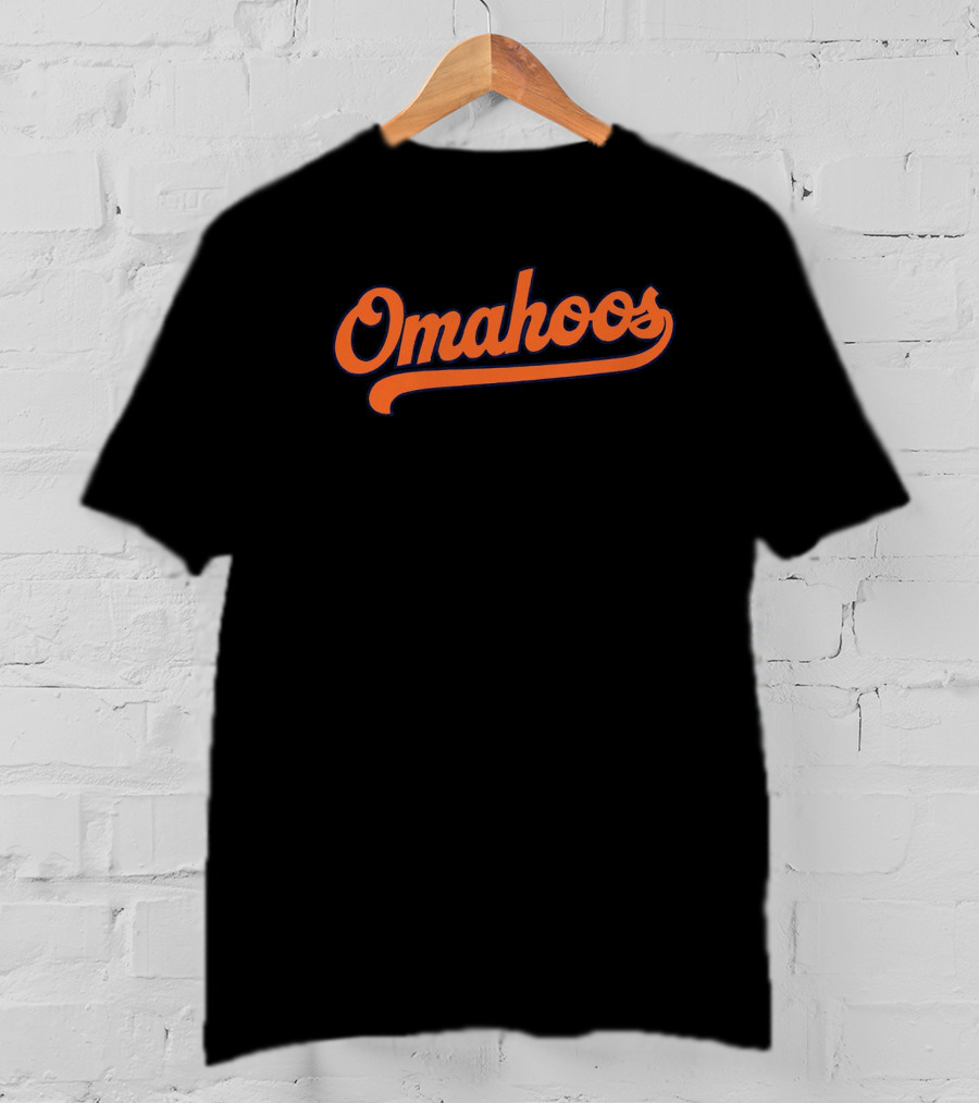 Omahoos Virginia Cavaliers Baseball Theme Arching Script T-Shirt