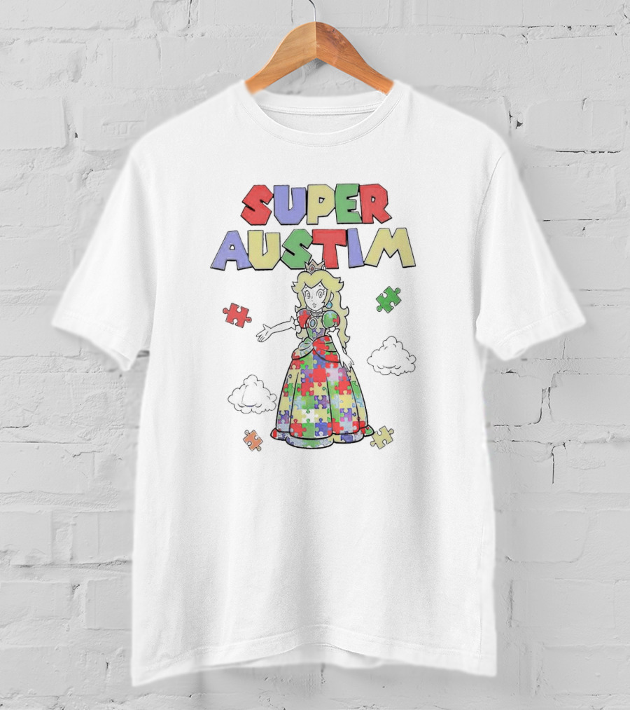 Super Autism Princess Puzzle Pieces T-Shirt