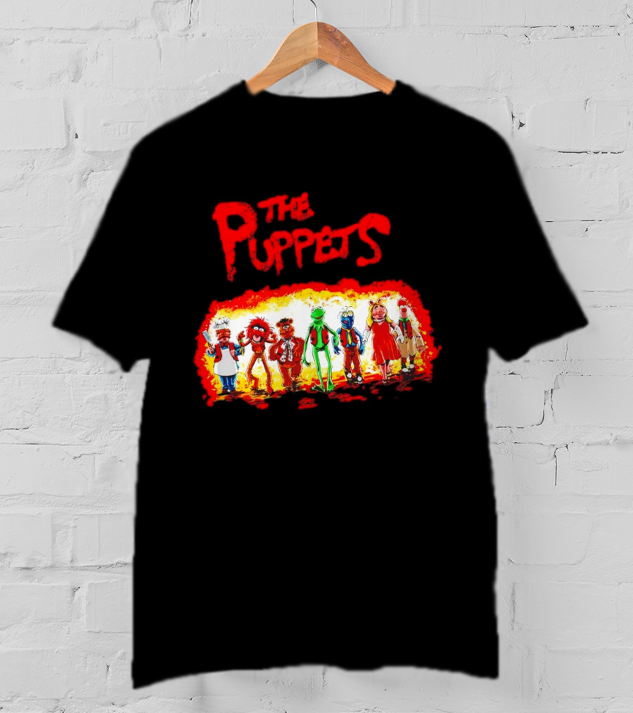 The Puppets Walking In Colorful Lineup T-Shirt