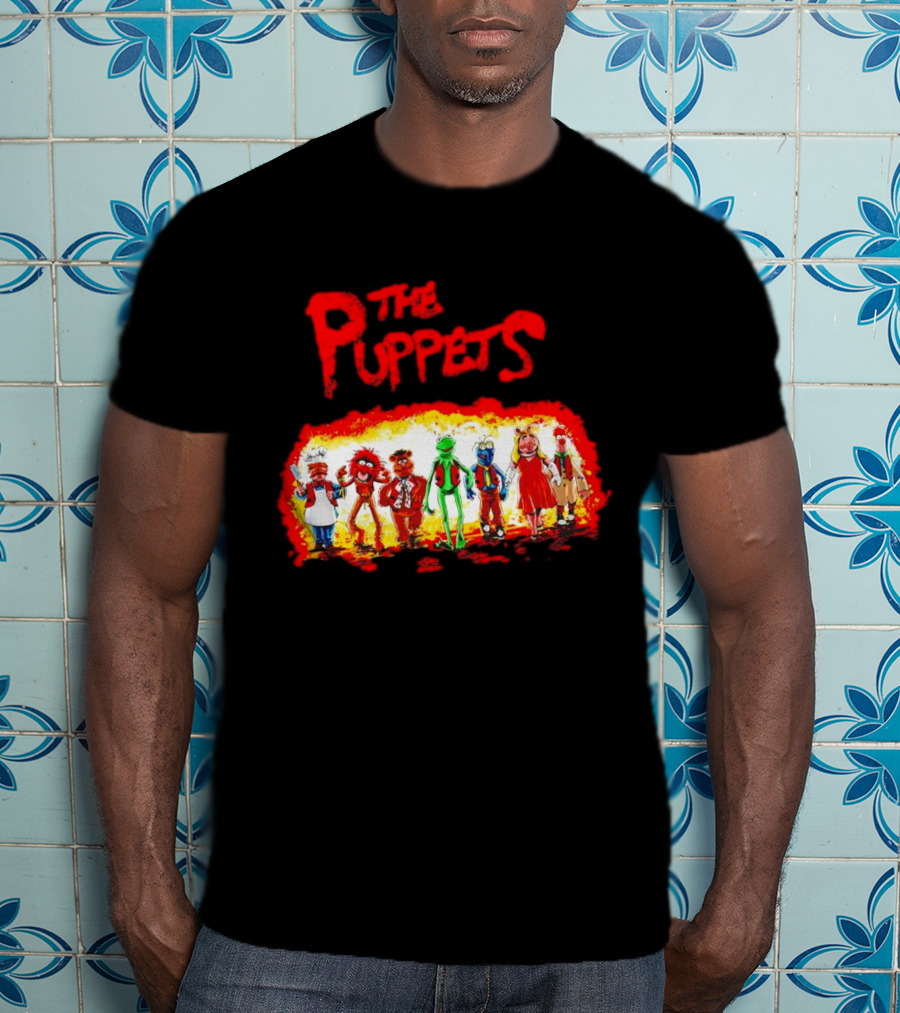 The Puppets Walking In Colorful Lineup T-Shirt