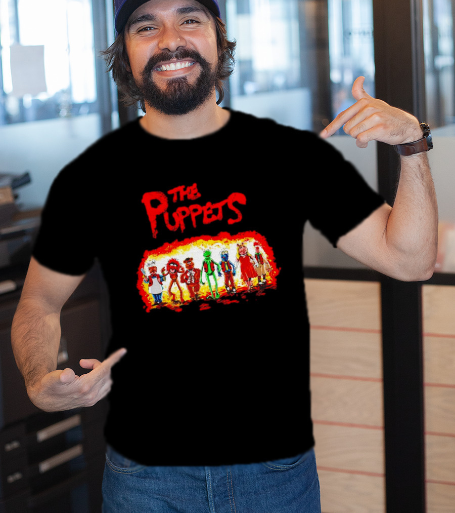 The Puppets Walking In Colorful Lineup T-Shirt
