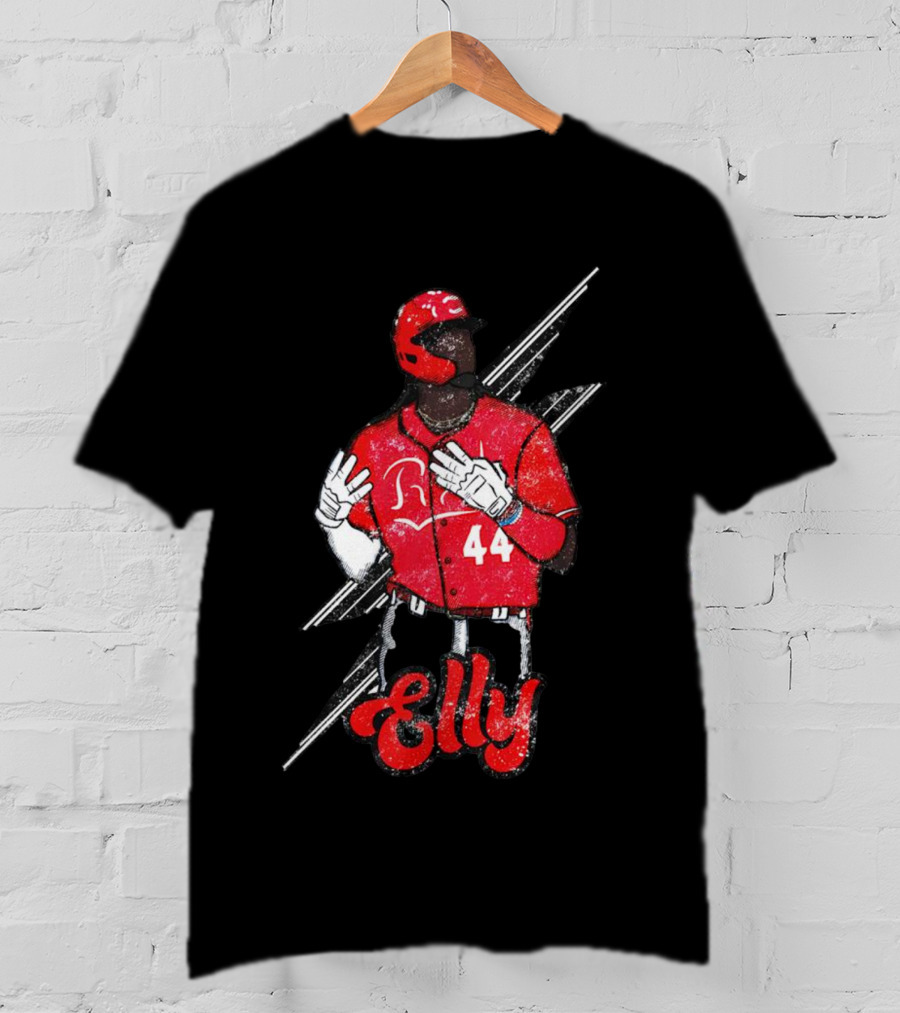 Elly De La Cruz 44 Red Baseball Player SZN T-Shirt