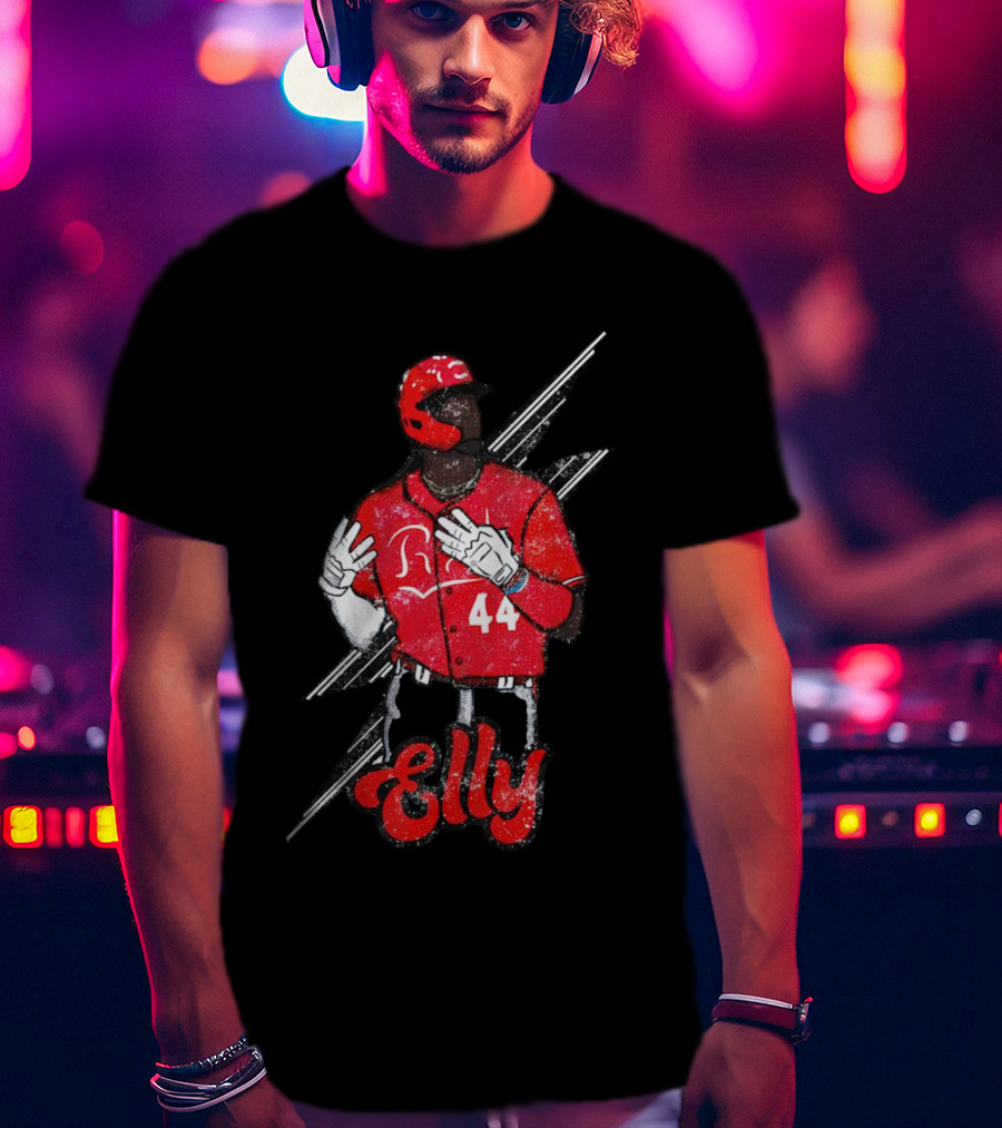 Elly De La Cruz 44 Red Baseball Player SZN T-Shirt