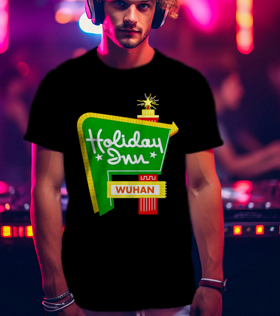 Holiday Inn Wuhan Vintage Neon Sign T-Shirt
