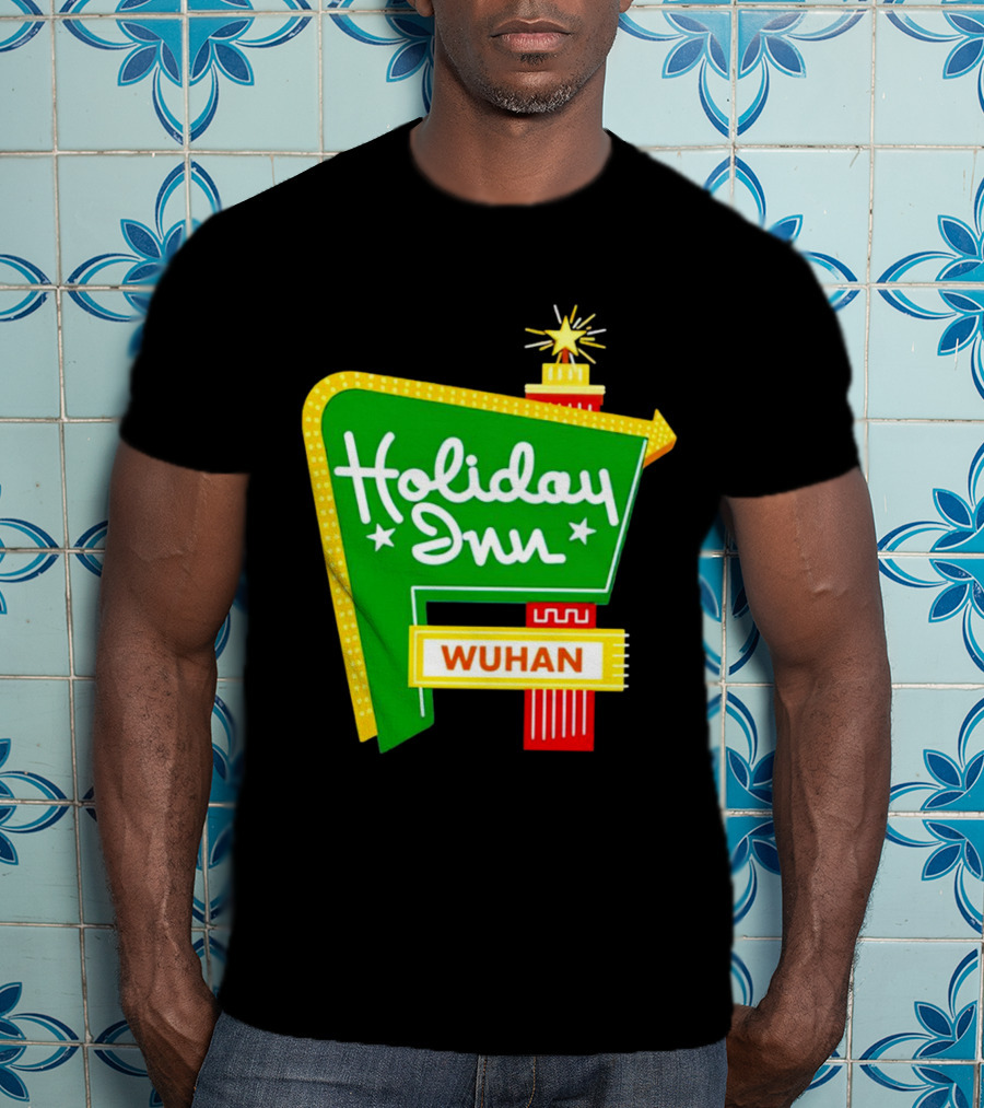 Holiday Inn Wuhan Vintage Neon Sign T-Shirt