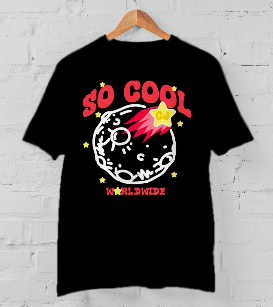 SO COOL CJ Worldwide Planet Starburst T-Shirt