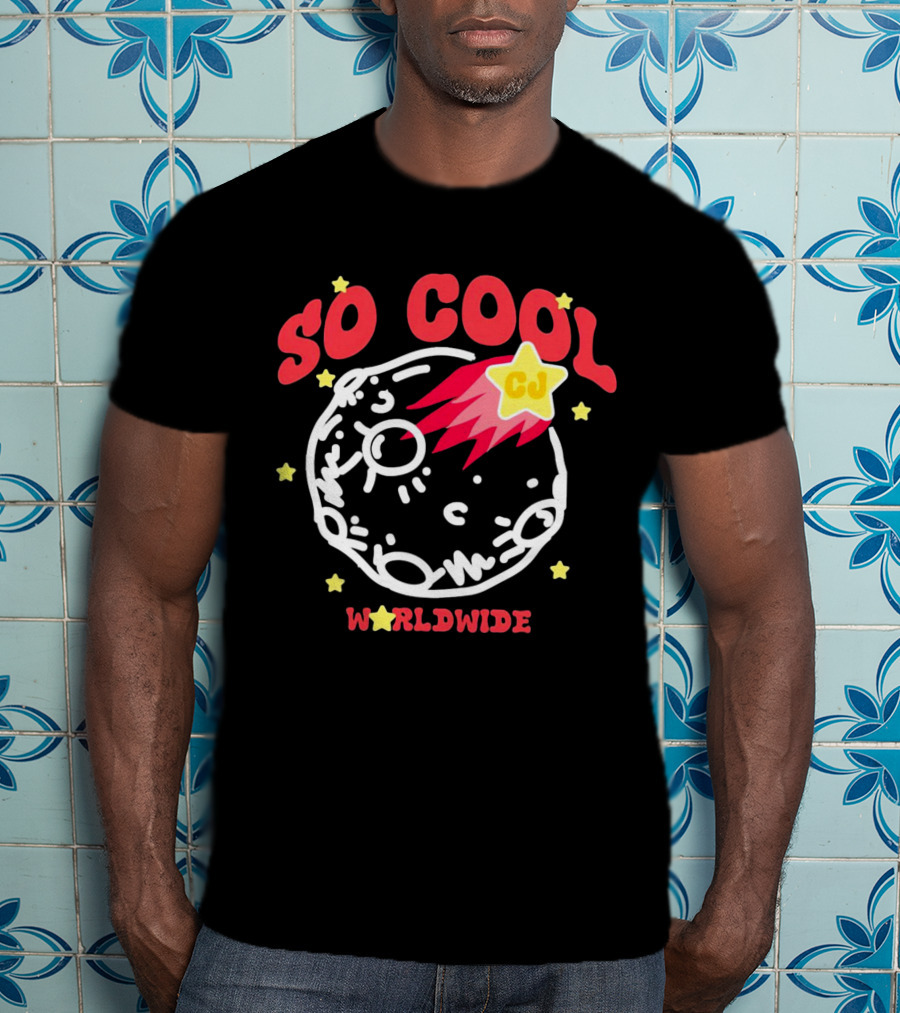SO COOL CJ Worldwide Planet Starburst T-Shirt