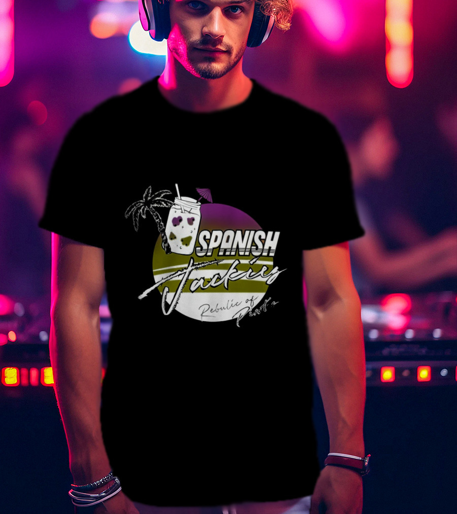 Spanish Jackie’s Tropical Drink Republic Of Pirates T-Shirt
