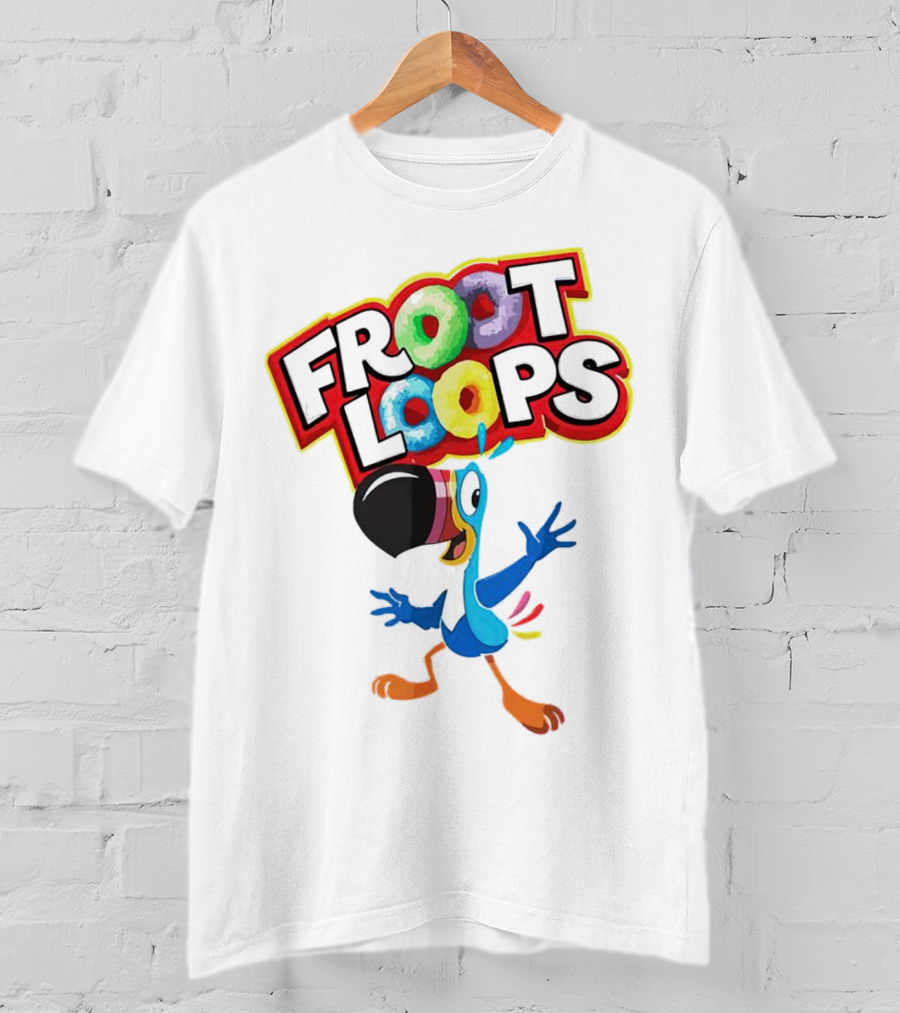 Froot Loops Toucan Sam Colorful T-Shirt