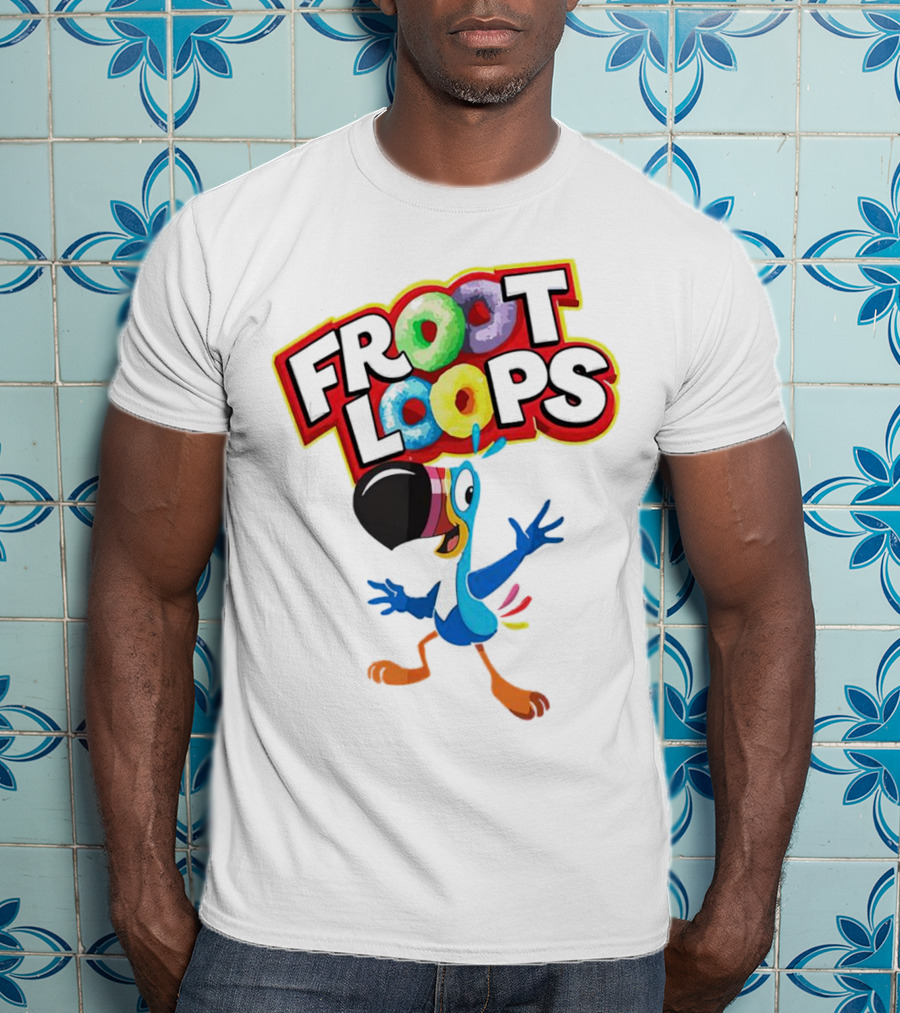 Froot Loops Toucan Sam Colorful T-Shirt