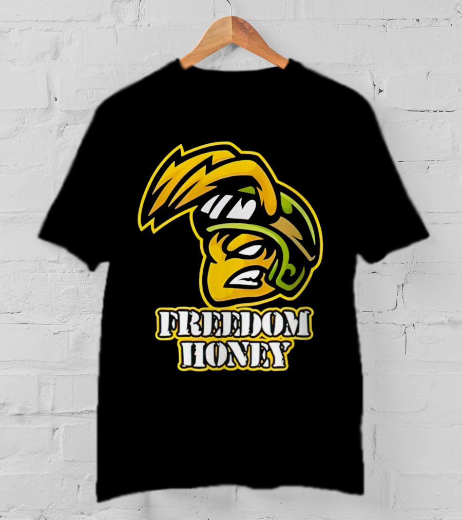 Cory Morgan Freedom Honey Helmet Character T-Shirt