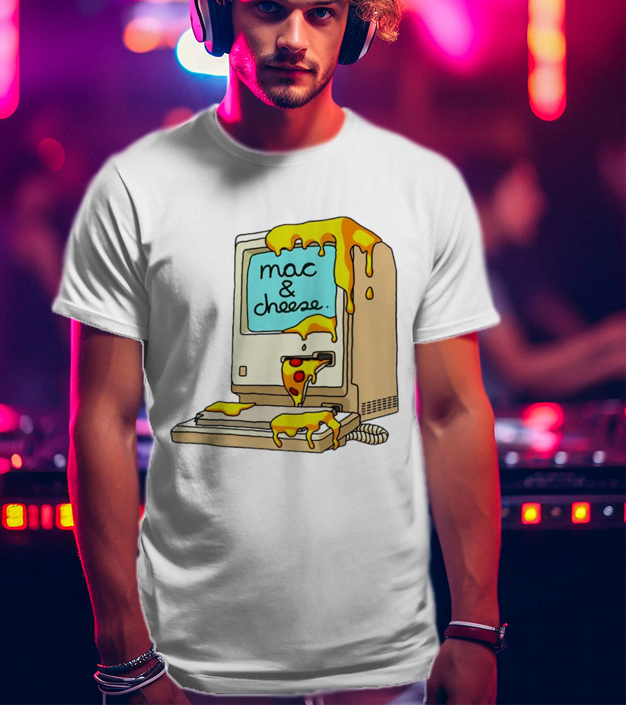 Mac And Cheese Dakkadakka Pizza Computer T-Shirt