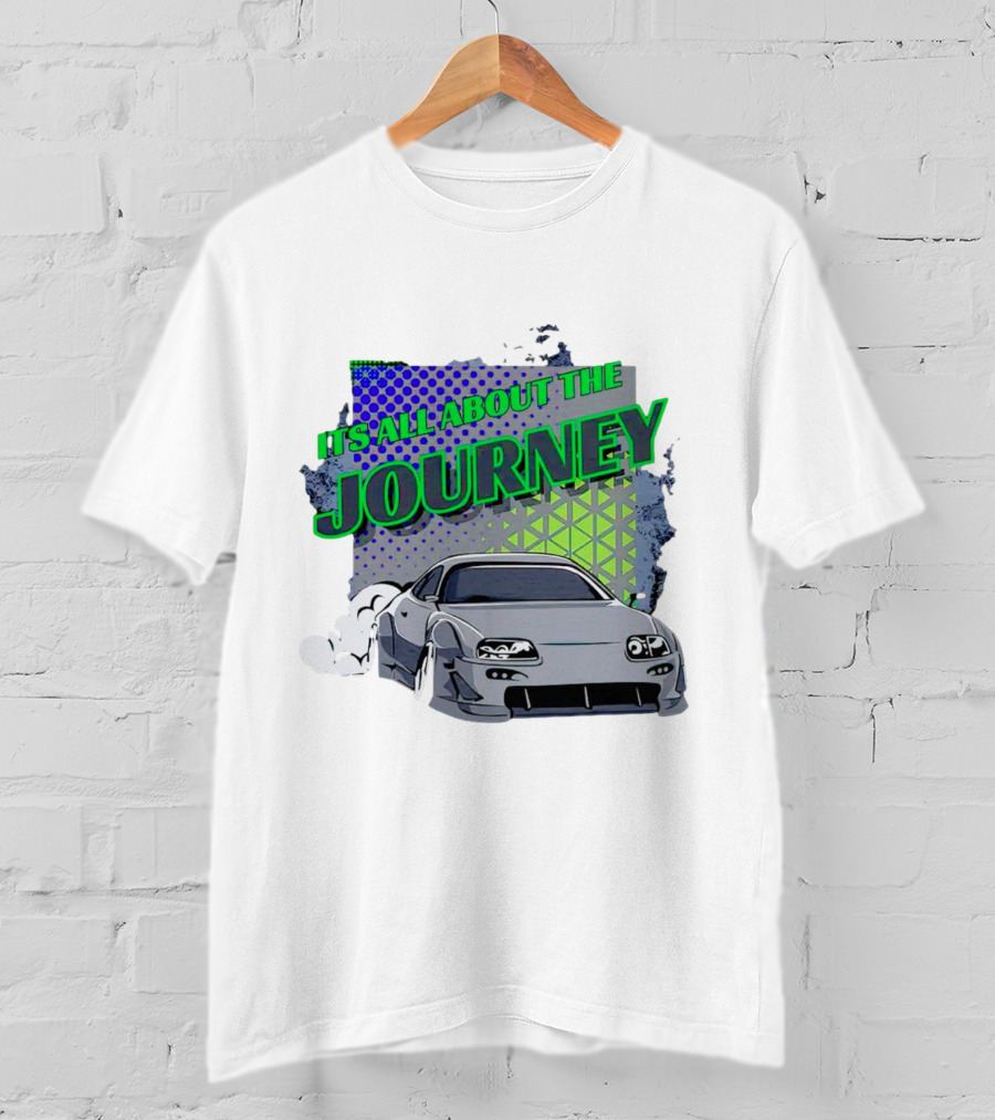 It’s All About The Journey Car Racing T-Shirt