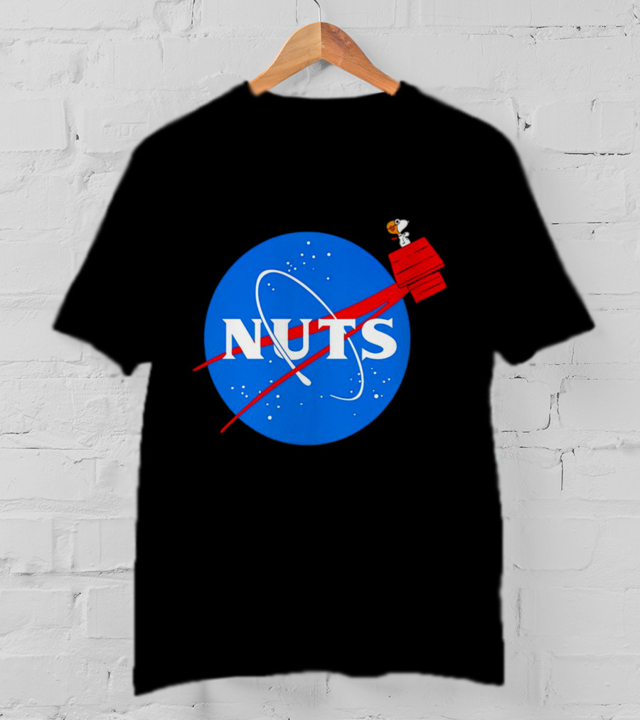 Snoopy Space Nuts NASA Parody Astronaut Adventure T-Shirt