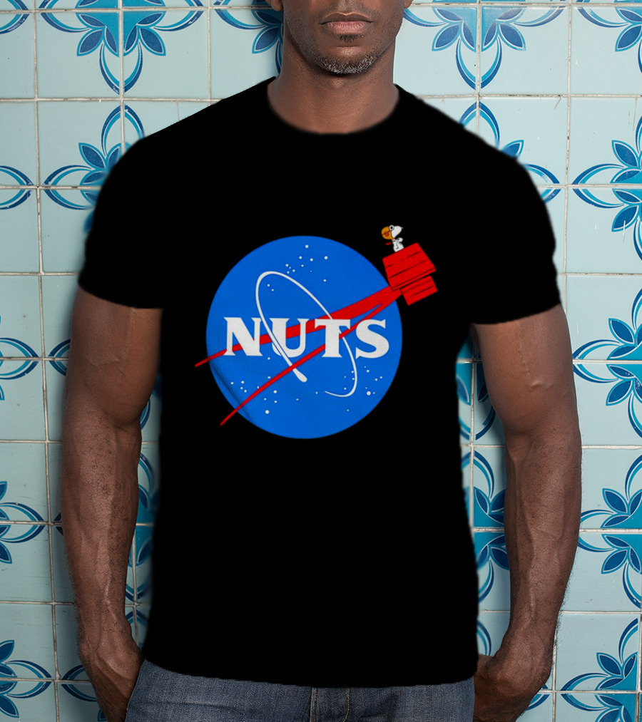Snoopy Space Nuts NASA Parody Astronaut Adventure T-Shirt