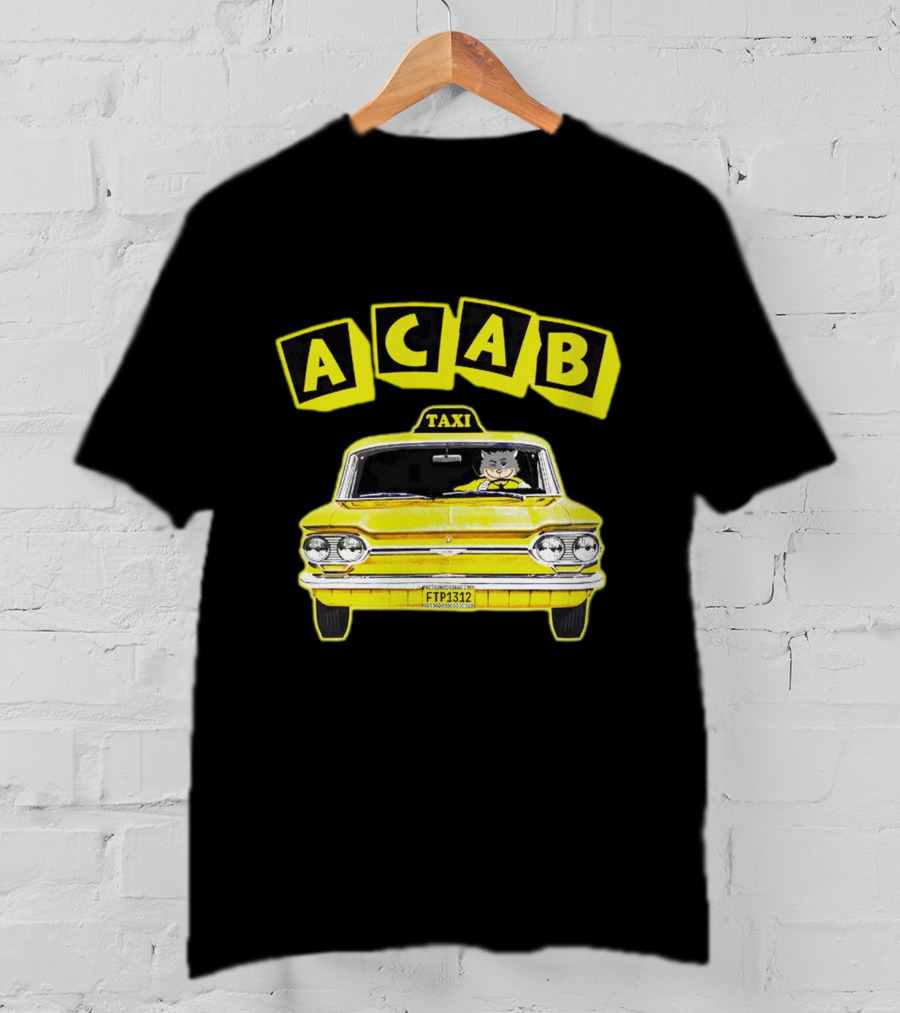 ACAB Taxi Cat FTP1312 T-Shirt
