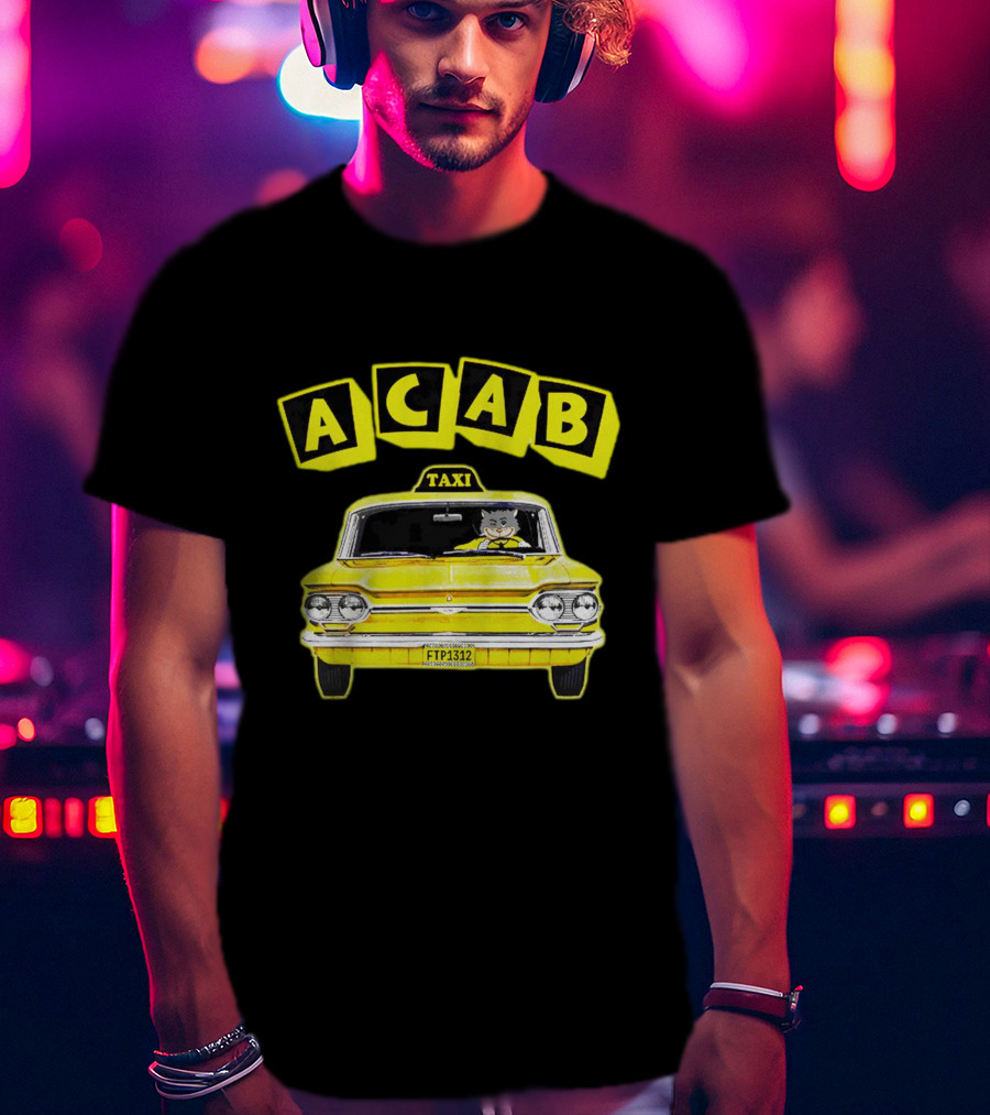 ACAB Taxi Cat FTP1312 T-Shirt