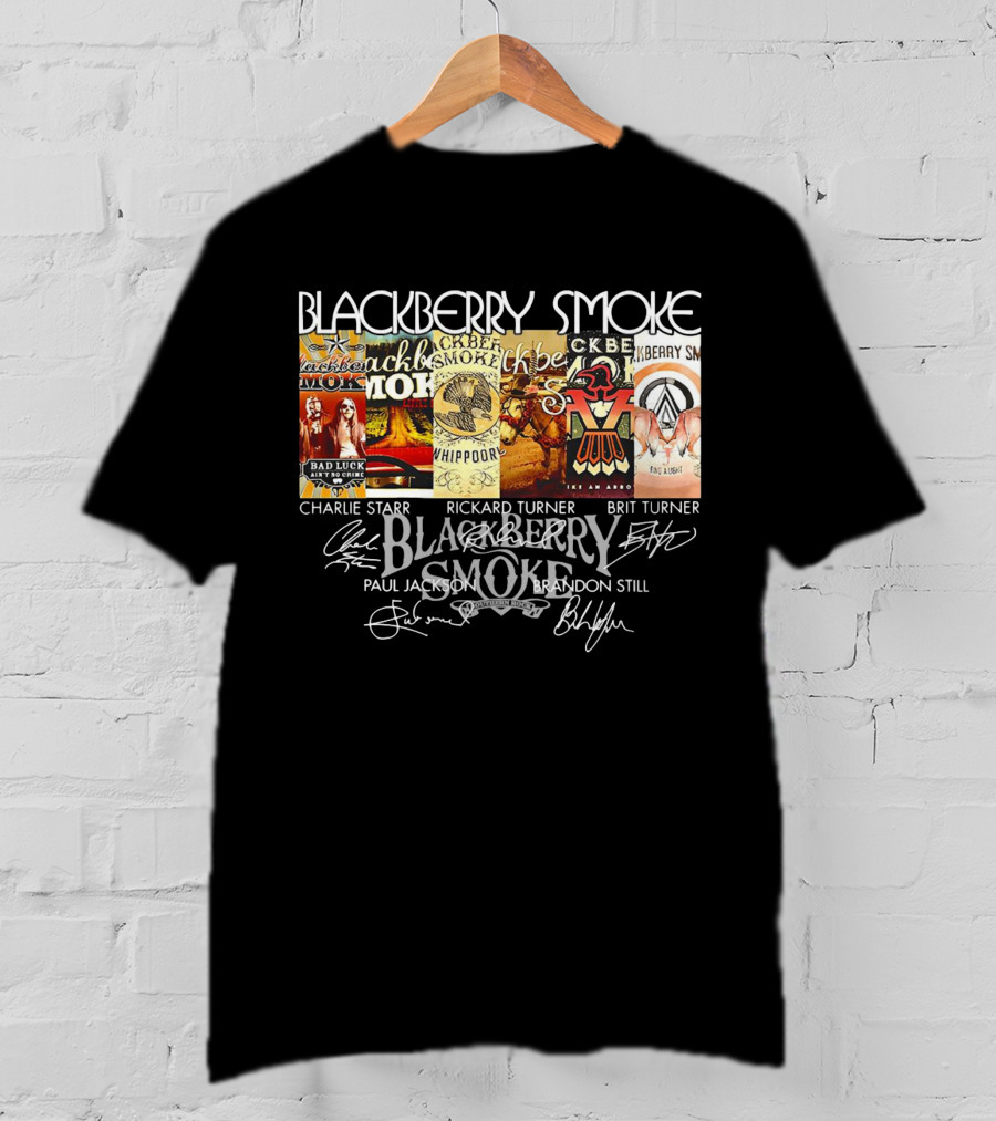 Blackberry Smoke Charlie Starr Rickard Turner Brit Turner Paul Jackson Brandon Still T-Shirt