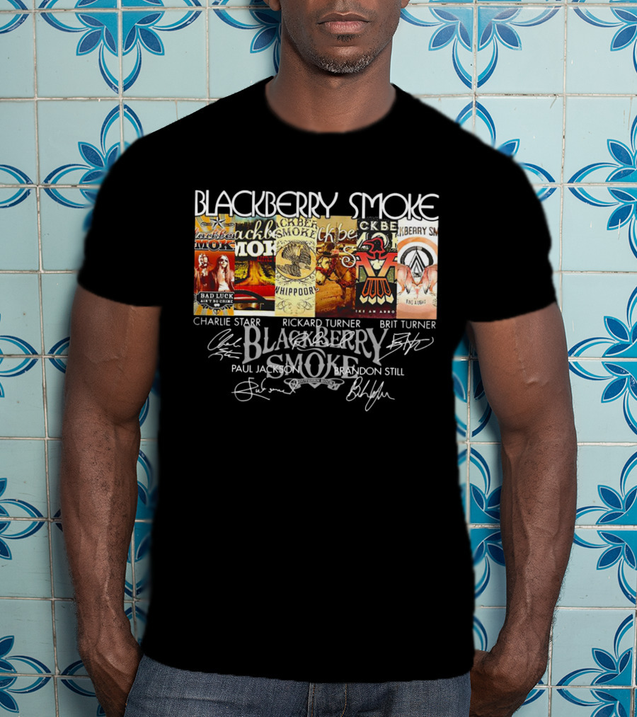 Blackberry Smoke Charlie Starr Rickard Turner Brit Turner Paul Jackson Brandon Still T-Shirt
