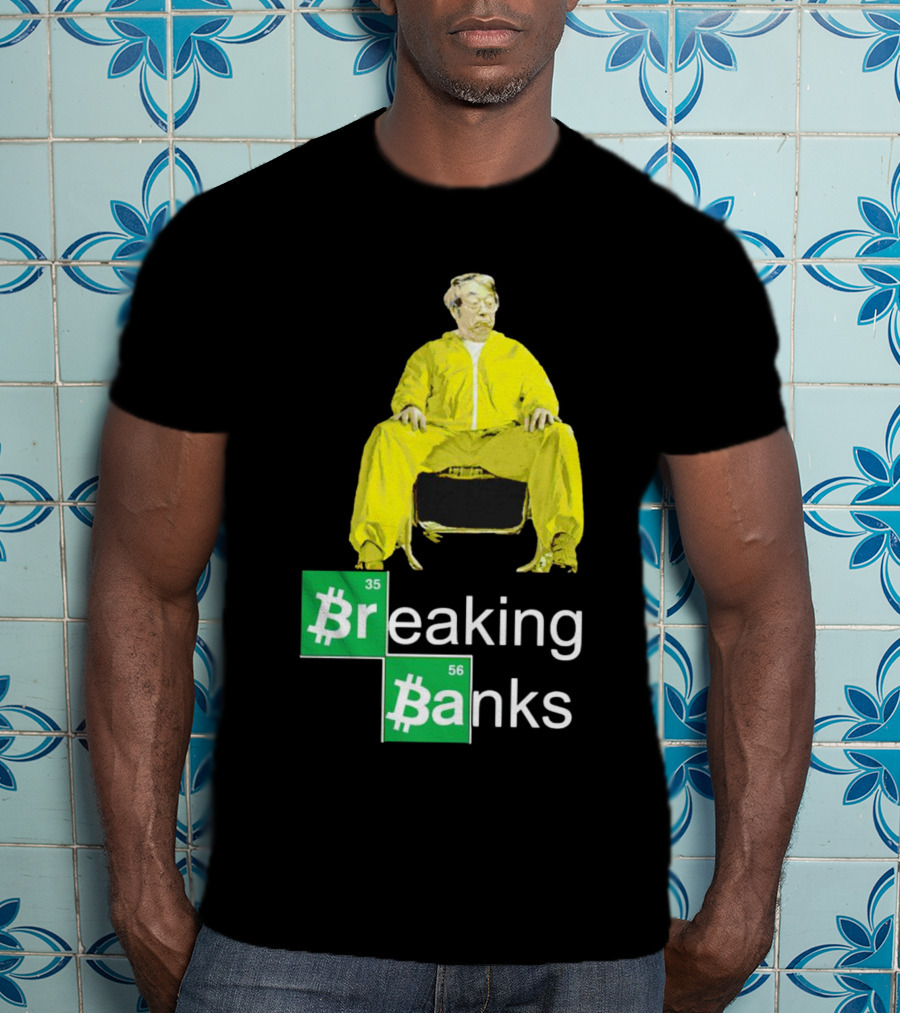 Breaking Banks Bitcoin Chemistry Suit T-Shirt
