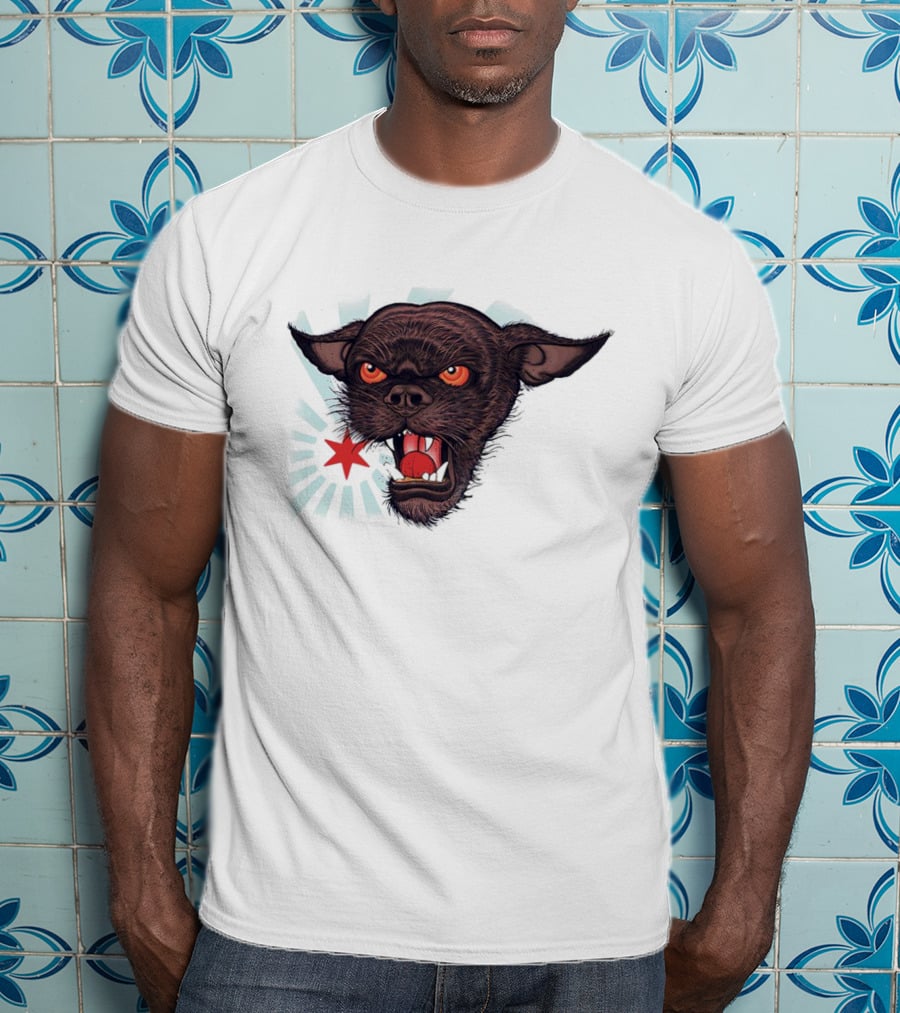 CM Punk Rowdy Chicago Star Ringer Dog T-Shirt