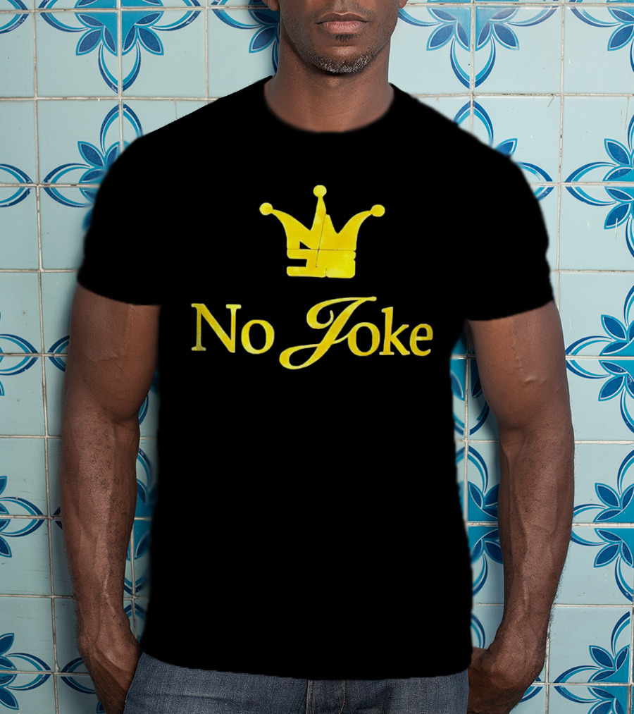 No Joke Yellow Crown T-Shirt