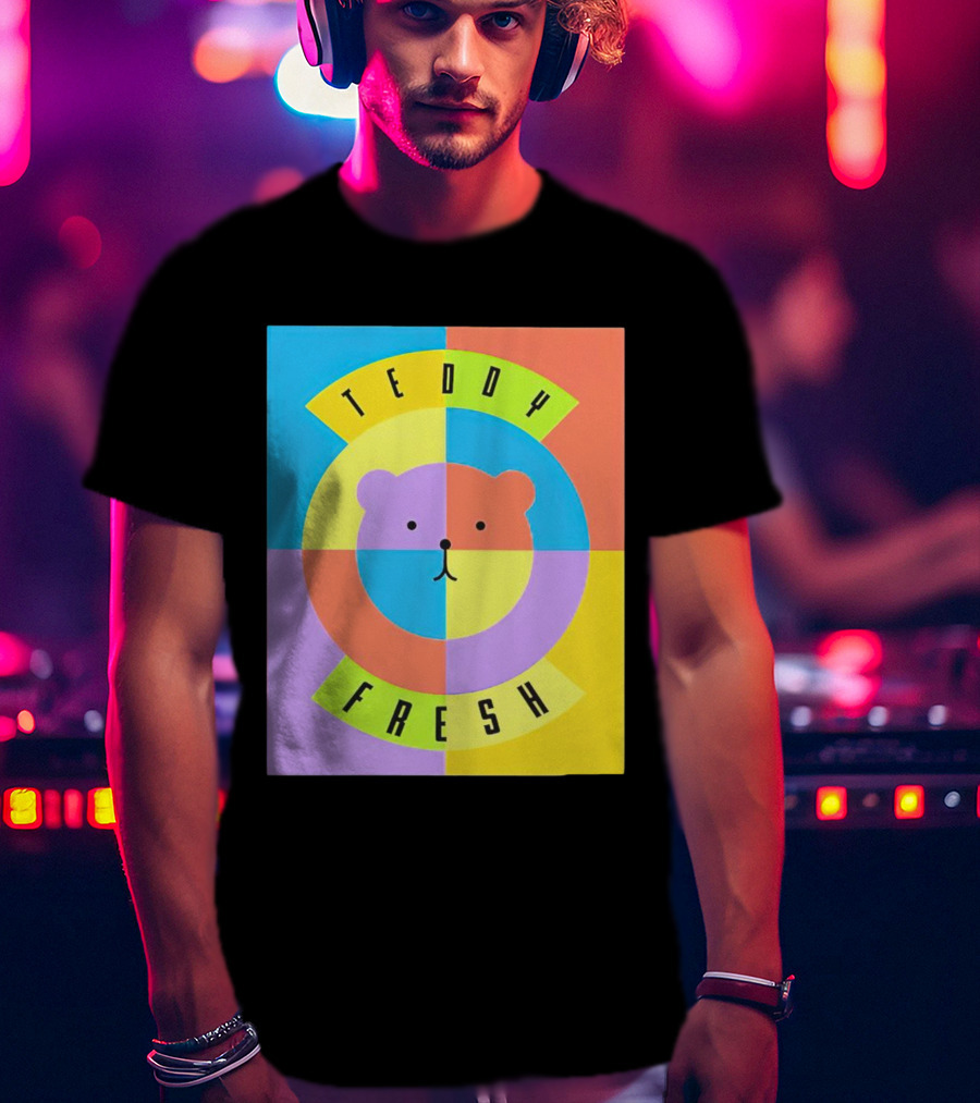 Teddy Fresh Colorful Circle Bear T-Shirt