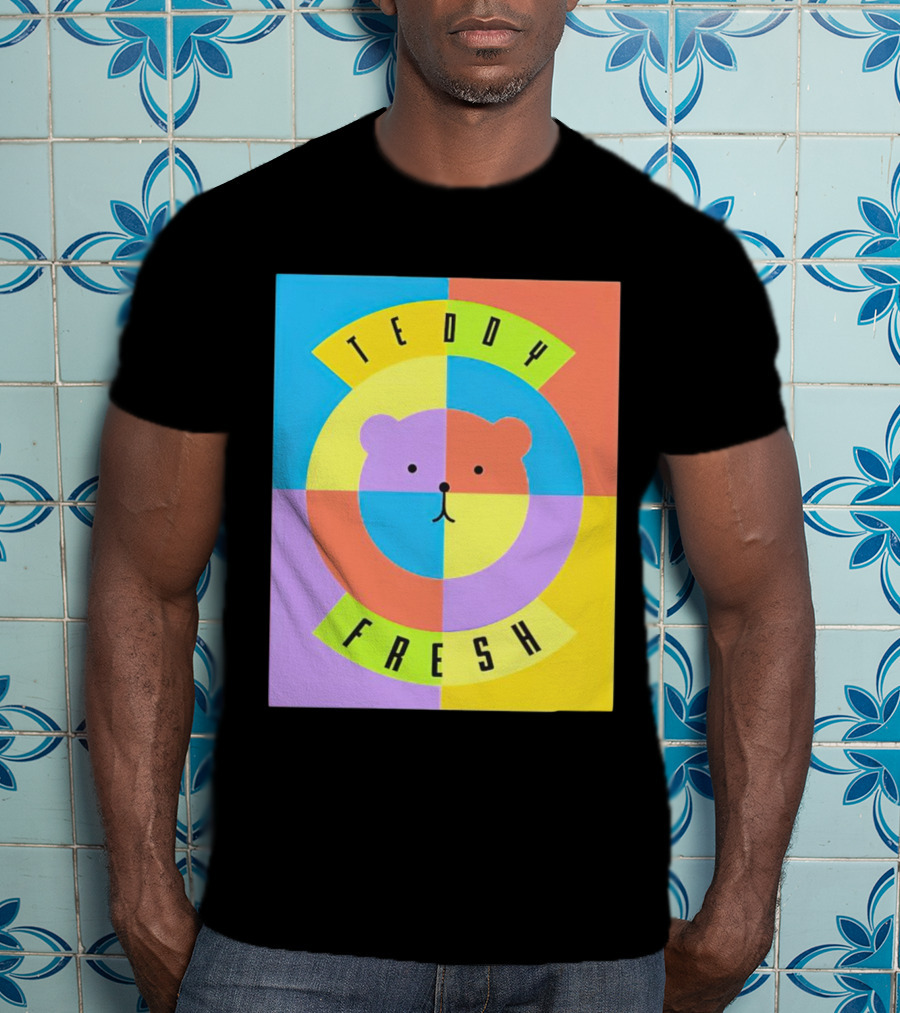 Teddy Fresh Colorful Circle Bear T-Shirt