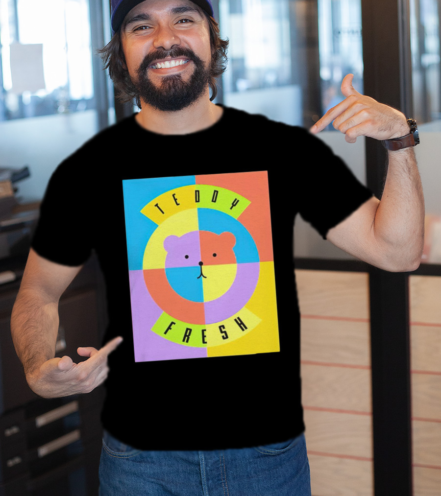 Teddy Fresh Colorful Circle Bear T-Shirt