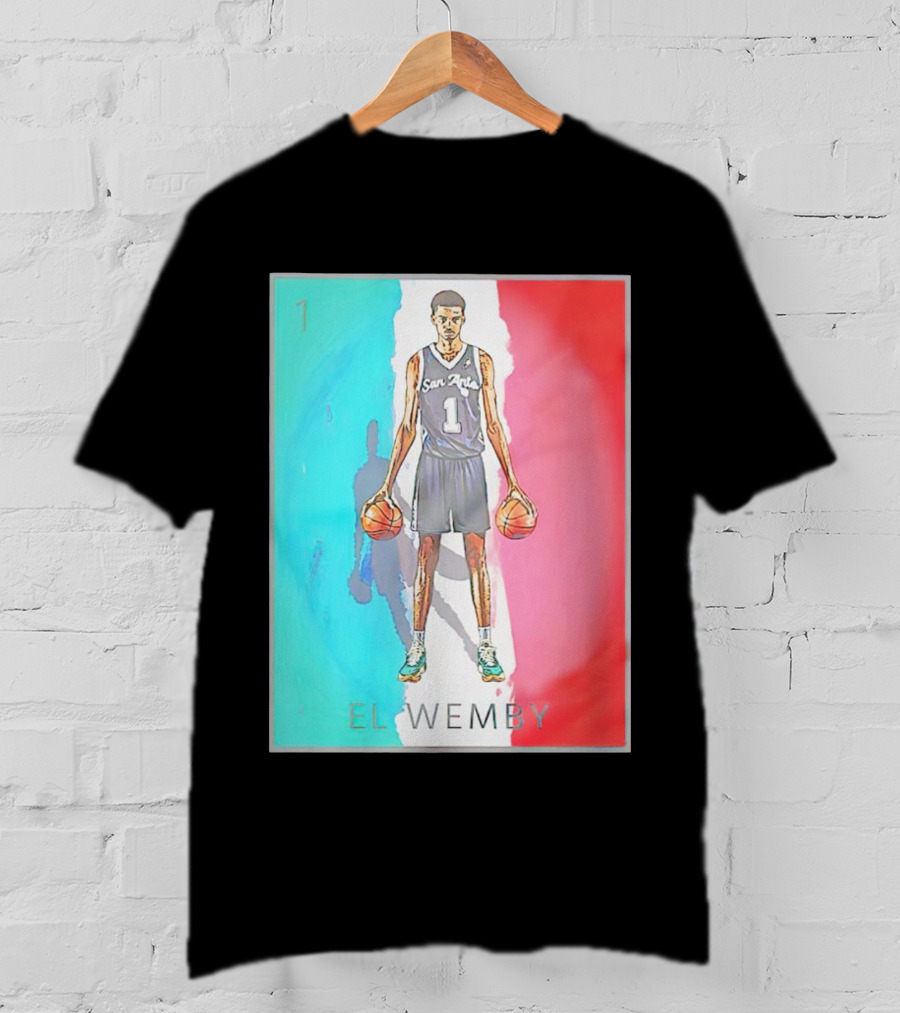 Victor Wembanyama San Antonio Spurs El Wemby Basketball T-Shirt