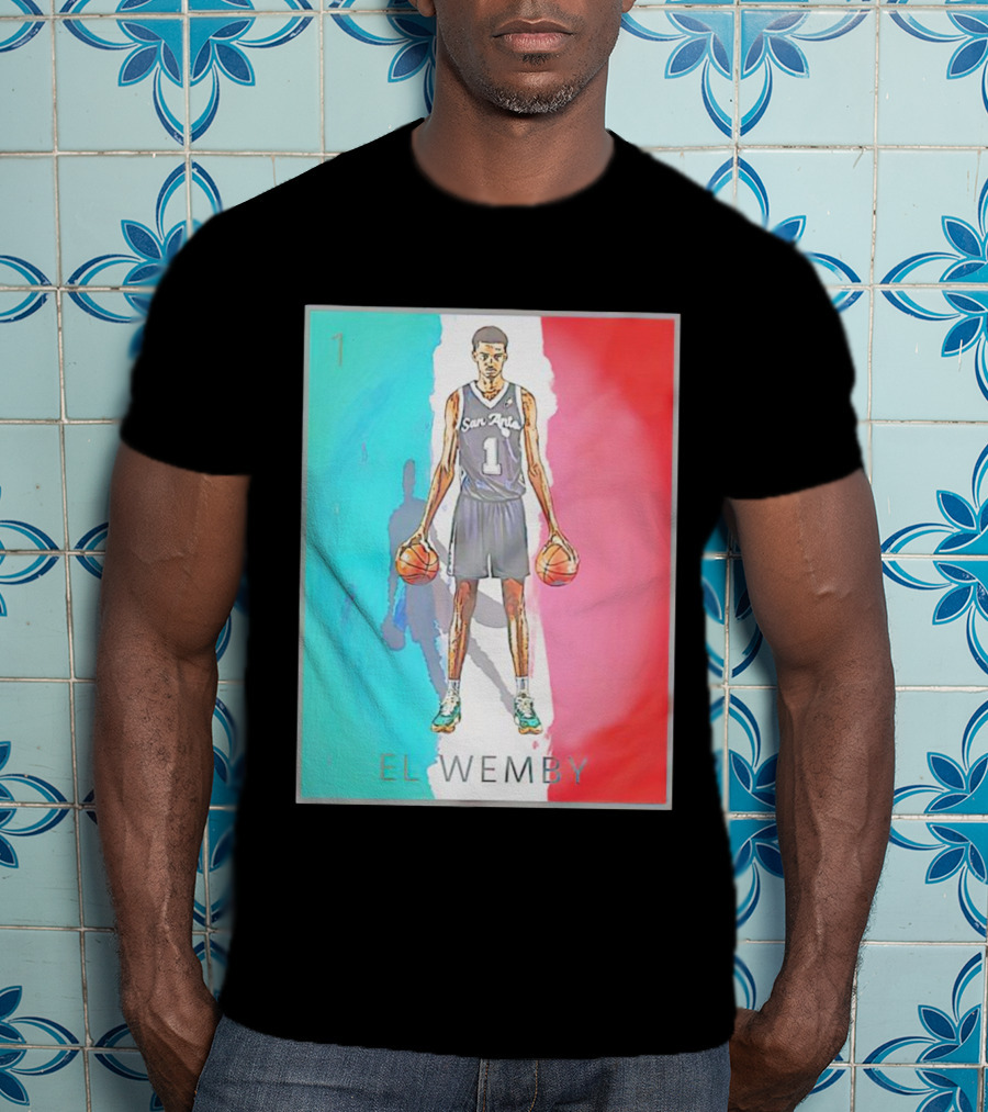 Victor Wembanyama San Antonio Spurs El Wemby Basketball T-Shirt