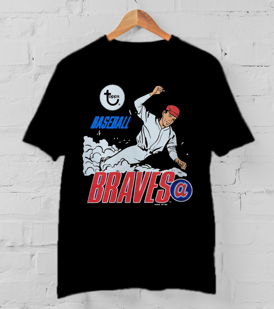 Topps Baseball Braves MLB Atlanta Braves T-Shirt