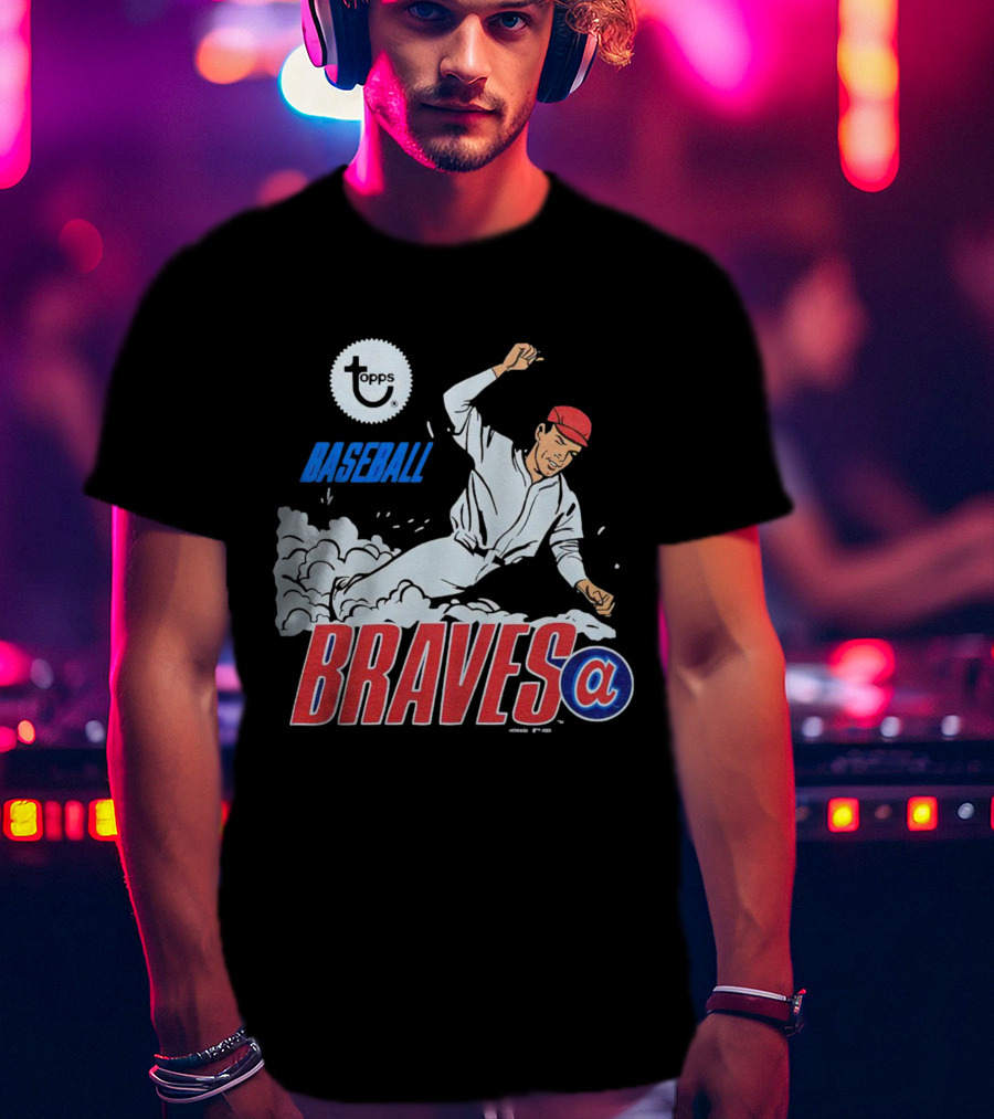 Topps Baseball Braves MLB Atlanta Braves T-Shirt
