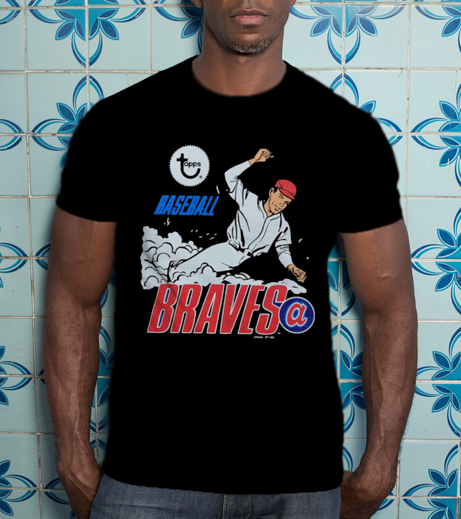 Topps Baseball Braves MLB Atlanta Braves T-Shirt