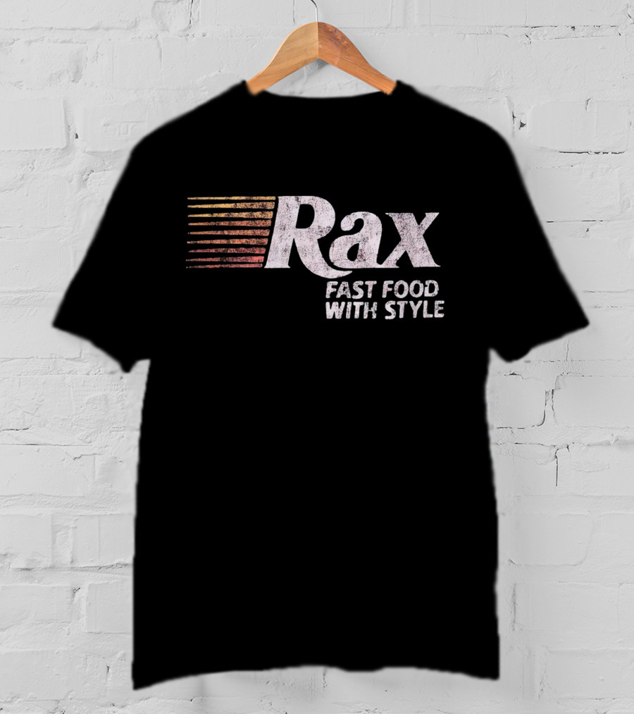 Rax Retro Fast Food With Style Vintage T-Shirt