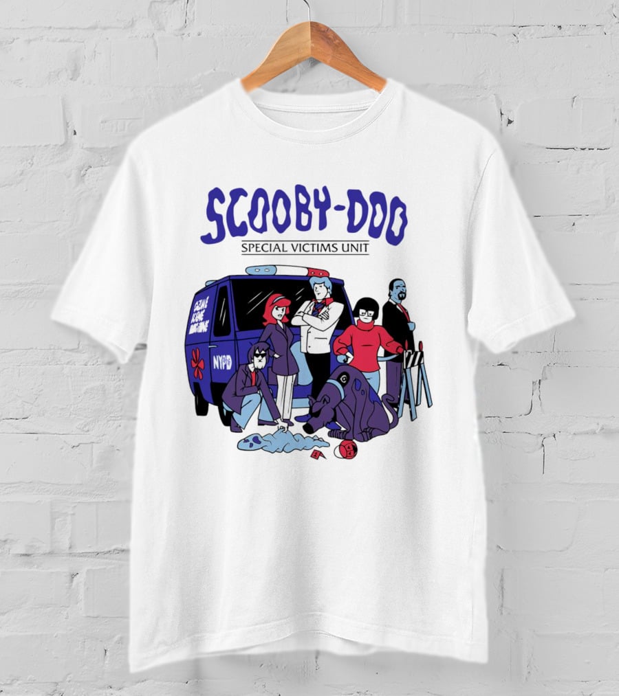 Scooby-Doo Special Victims Unit NYPD Scene Investigation T-Shirt