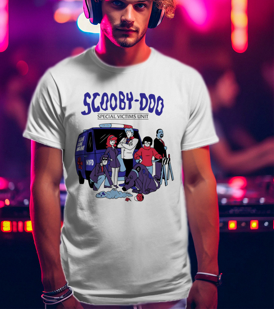 Scooby-Doo Special Victims Unit NYPD Scene Investigation T-Shirt