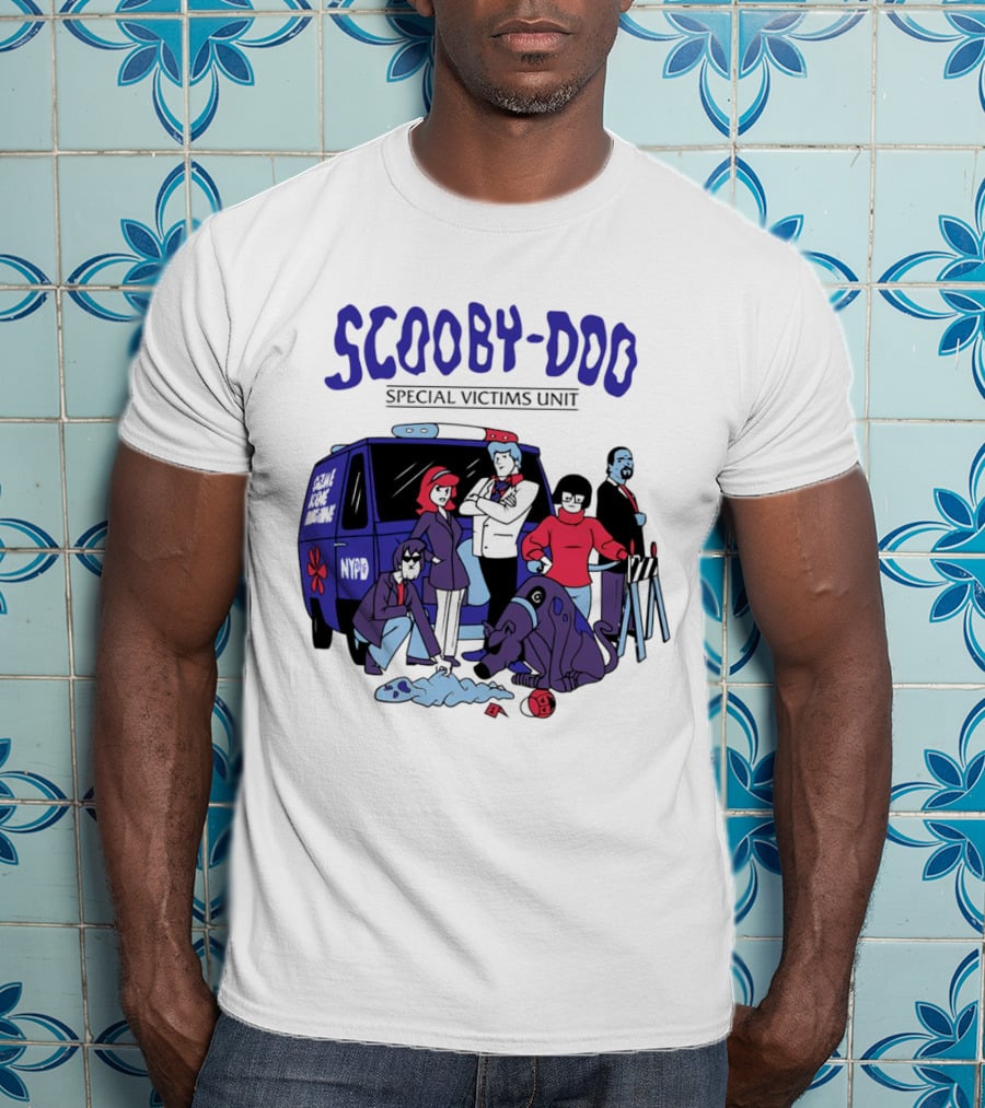 Scooby-Doo Special Victims Unit NYPD Scene Investigation T-Shirt