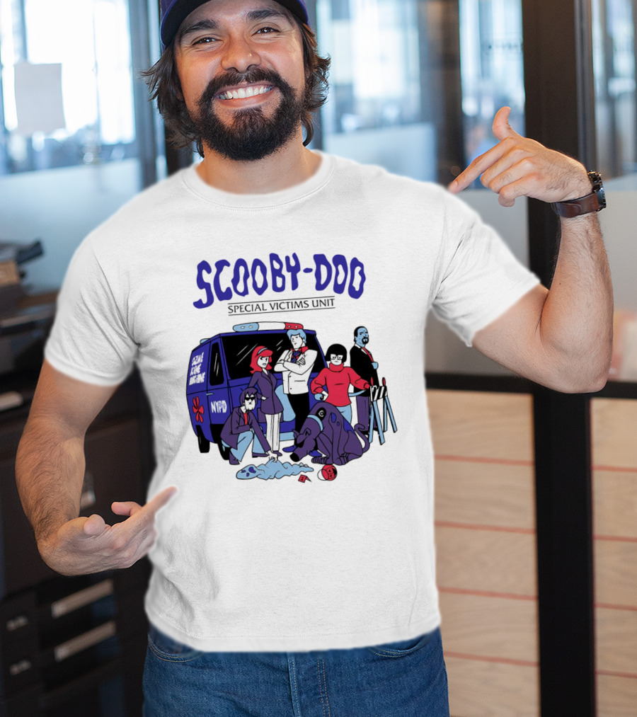 Scooby-Doo Special Victims Unit NYPD Scene Investigation T-Shirt