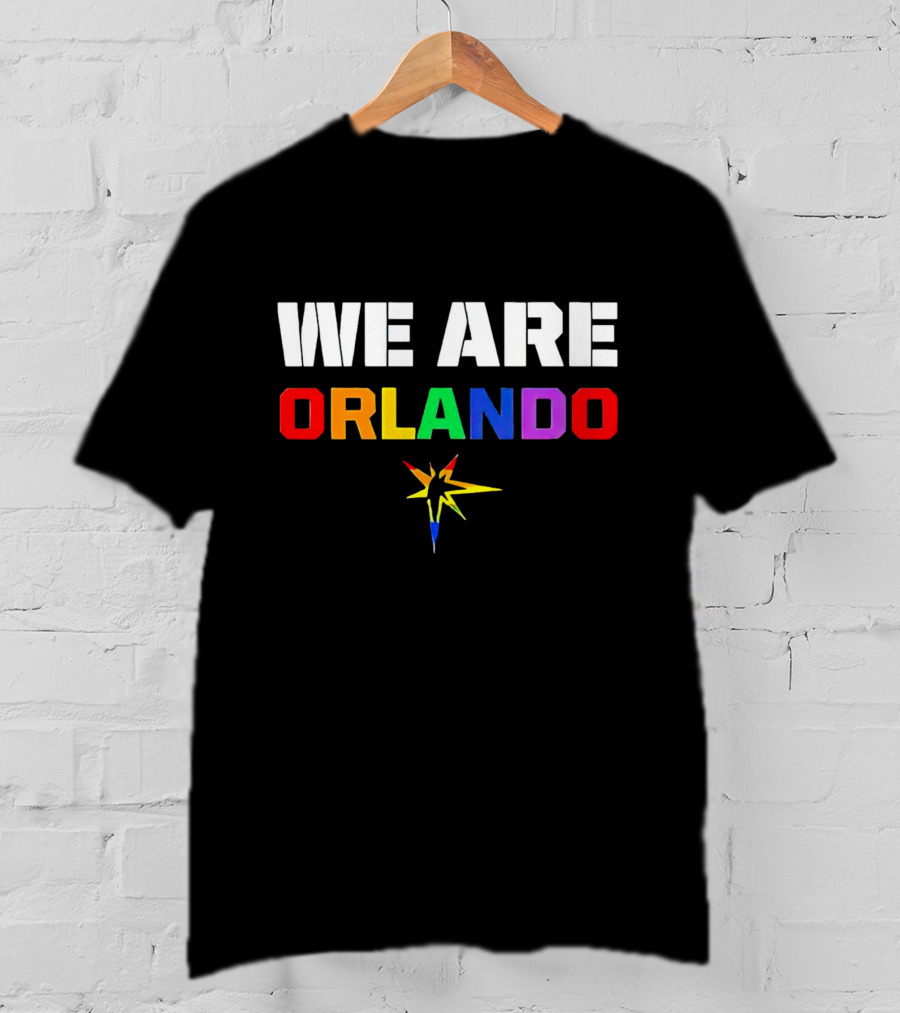 We Are Orlando Rainbow Star T-Shirt