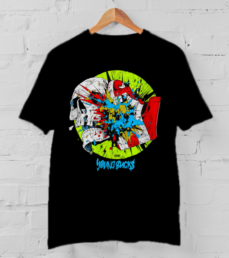 AEW Young Bucks Comic Explosion T-Shirt