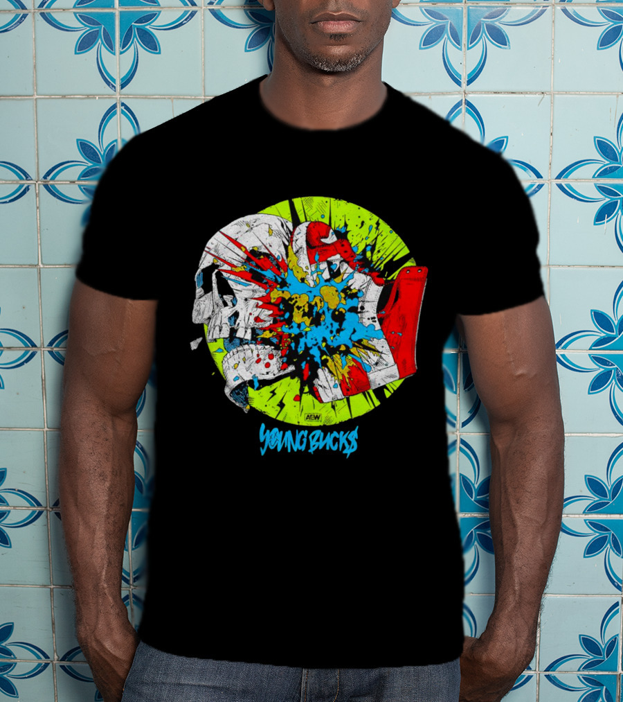 AEW Young Bucks Comic Explosion T-Shirt