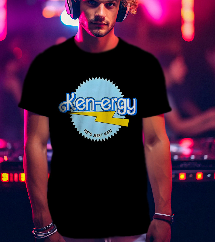 Ken Ergy He's Just Ken Barbie Lightning T-Shirt