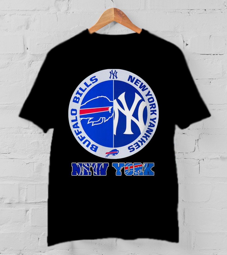 New York Buffalo Bills New York Yankees NYY NY Buffalo T-Shirt