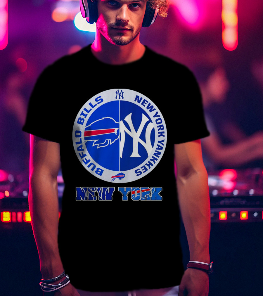 New York Buffalo Bills New York Yankees NYY NY Buffalo T-Shirt