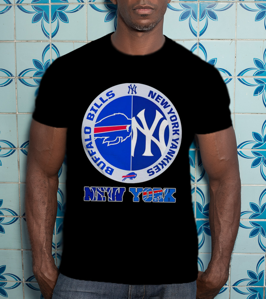 New York Buffalo Bills New York Yankees NYY NY Buffalo T-Shirt