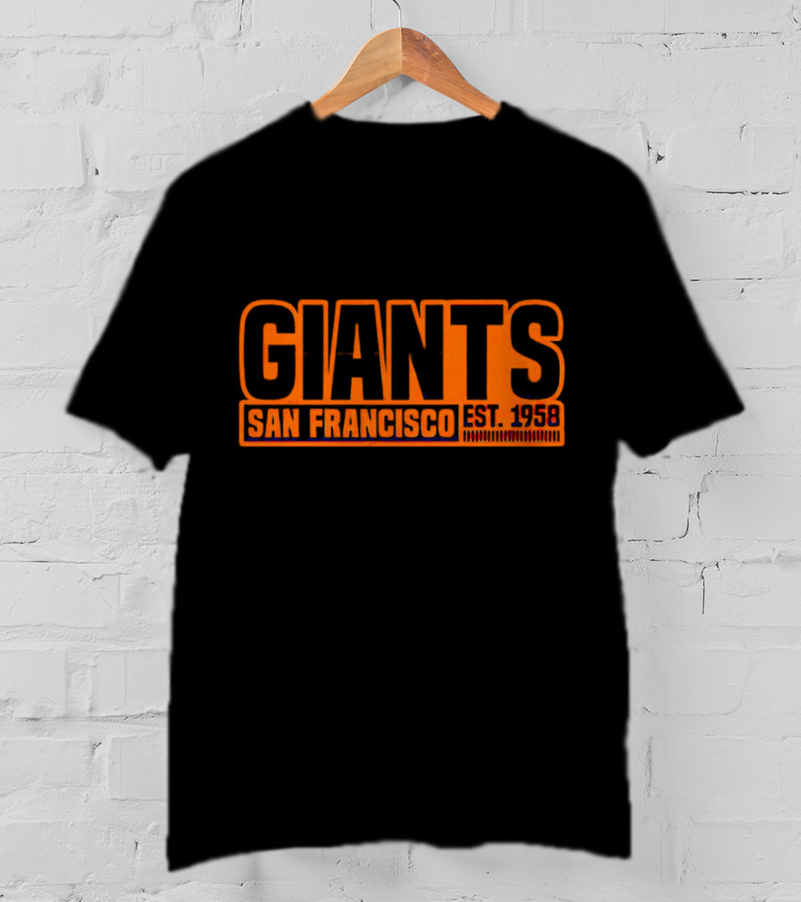 San Francisco Giants Est 1958 Orange T-Shirt