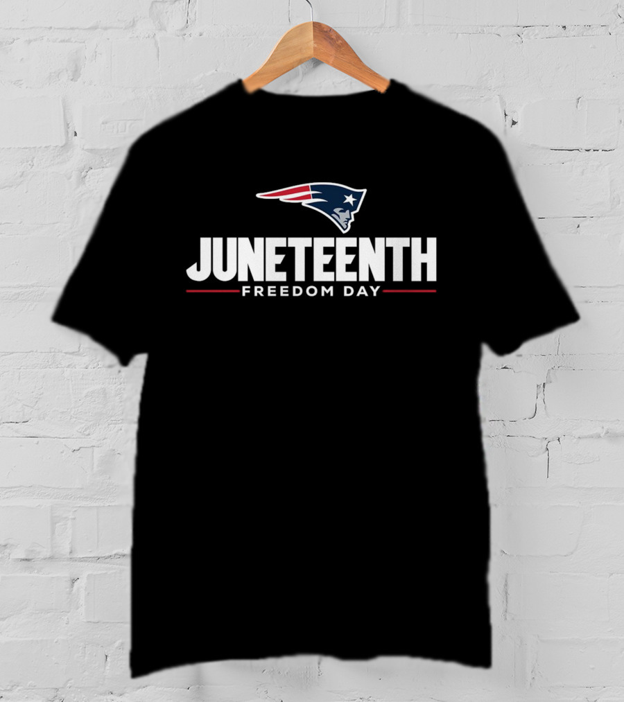 Juneteenth Freedom Day New England Patriots T-Shirt