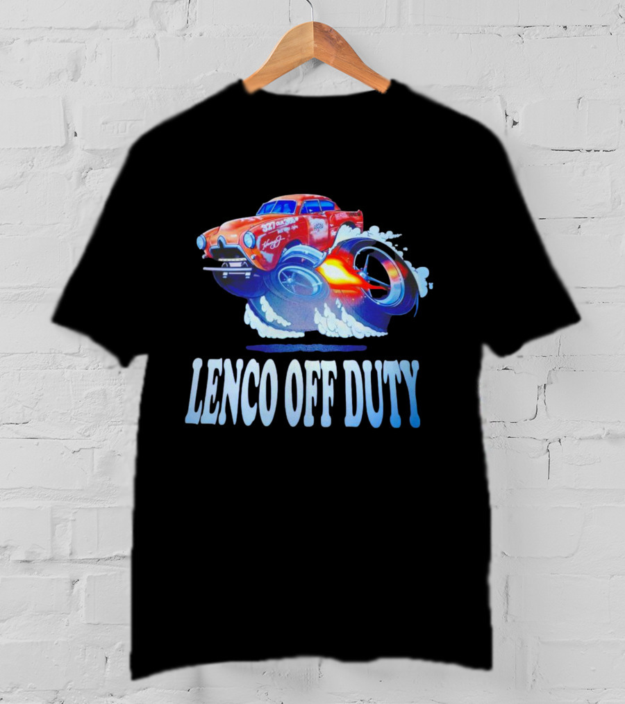 Lenco Off Duty 327 Chevy Racing Hot Rod Ford 1950 T-Shirt